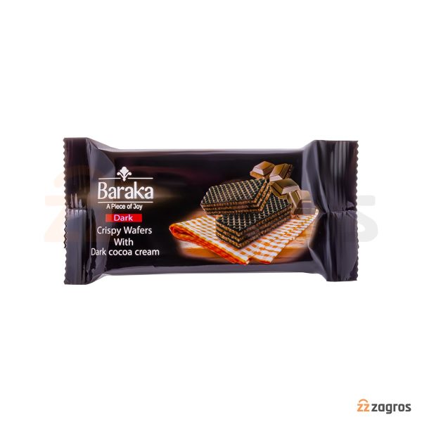 ویفر شکلاتی باراکا با کرم کاکائویی تلخ 25 گرم
