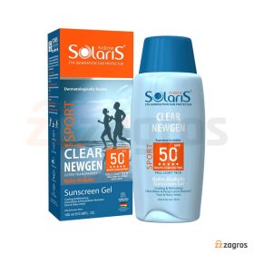 ژل ضد آفتاب اسپورت کلیر نیوژن آردن سولاریس Spf50 بی رنگ مناسب پوست چرب و مستعد آکنه 100 میل