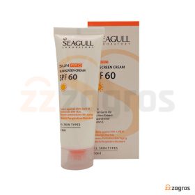 کرم ضد آفتاب سی گل SPF60 بی رنگ مناسب انواع پوست 50 میل