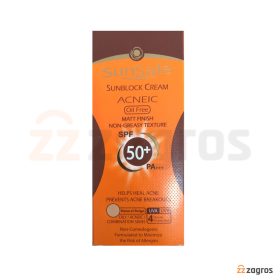 کرم ضد آفتاب فاقد چربی سان سیف +SPF50 رنگ بژ طبیعی مناسب پوست چرب، مختلط و مستعد آکنه 50 میل کرم ضد آفتاب فاقد چربی سان سیف +SPF50 رنگ بژ طبیعی مناسب پوست چرب، مختلط و مستعد آکنه 50 میل