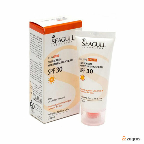 کرم ضد آفتاب فاقد چربی سی گل Spf30 رنگ بژ روشن مناسب پوست معمولی تا چرب 40 میل