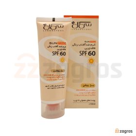 کرم ضد آفتاب فاقد چربی سی گل SPF60 رنگ بژ روشن مناسب پوست معمولی تا چرب 50 میل