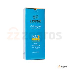 کرم ضد آفتاب فاقد چربی سینره SPF60+ رنگ بژ طبیعی مناسب پوست چرب 50 میل