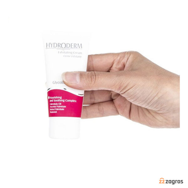 کرم لایه بردار هیدرودرم حاوی 10 درصد گلیکولیک اسید مناسب انواع پوست 50 میل