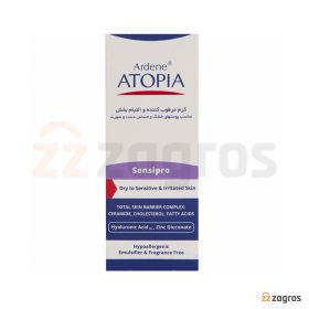 کرم مرطوب کننده و التیام بخش آردن اتوپیا مدل Sensipro مناسب پوست خشک و حساس 50 میل