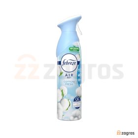 اسپری خوشبو کننده هوا فبرز با رایحه پنبه تازه 300 میل اسپری خوشبو کننده هوا فبرز با رایحه پنبه تازه 300 میل