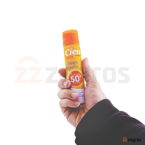 اسپری ضد آفتاب Cien حاوی +spf50 بی رنگ 75 میل