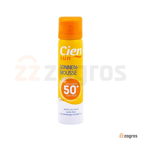 اسپری ضد آفتاب Cien حاوی +spf50 بی رنگ 75 میل