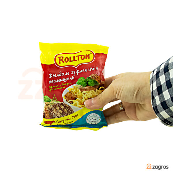 نودل رولتون Rollton با طعم گوشت گاو 60 گرم