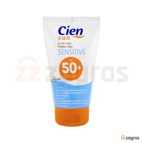 کرم ضد آفتاب Cien حاوی +SPF50 بی رنگ مناسب پوست حساس، حساس به نور و مستعد آکنه 150 میل