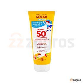 کرم ضد آفتاب کودک مرکادونا Mercadona سری Sun Med با +spf50 حجم 200 میل