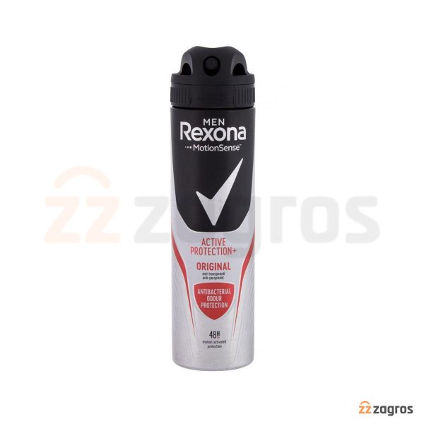 اسپری ضد تعریق مردانه رکسونا مدل Active Protection + Original حجم 150 میل