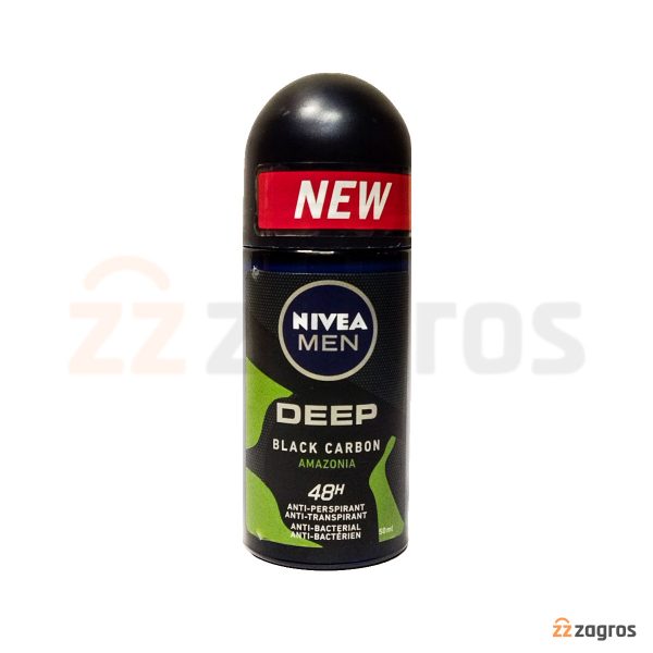 رول ضد تعریق مردانه نیوآ مدل Deep Black Carbon Amazonia حجم 50 میل