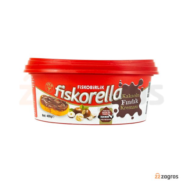 شکلات صبحانه فندقی فیسکوبیرلیک Fiskorella وزن 400 گرم