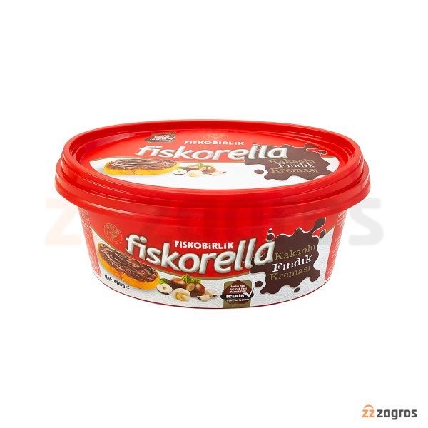 شکلات صبحانه فندقی فیسکوبیرلیک Fiskorella وزن 400 گرم