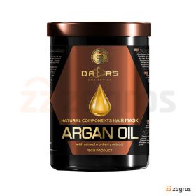 ماسک مو دالاس Dalas سری Natural Components حاوی روغن آرگان و عصاره کرنبری مناسب موهای خشک و زبر 1000 میل