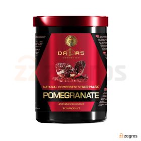 ماسک مو دالاس Dalas سری Natural Components حاوی روغن هسته انار و نارگیل مناسب انواع مو 1000 میل