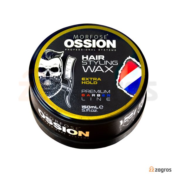 واکس مو مورفوس Ossion سری Premium Barber مدل Extra Hold حجم 150 میل