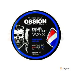 واکس مو مورفوس Ossion سری Premium Barber مدل Medium Hold حجم 150 میل واکس مو مورفوس Ossion سری Premium Barber مدل Medium Hold حجم 150 میل