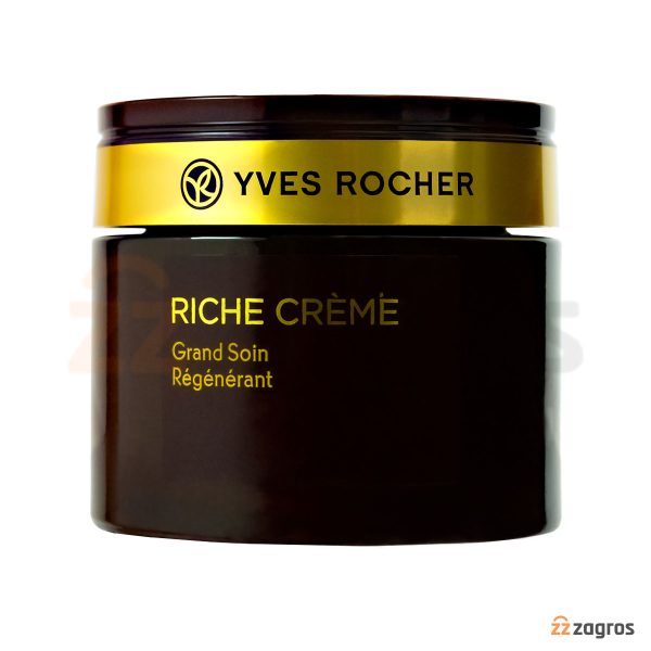 کرم بازسازی کننده عمقی ایوروشه سری Riche Creme حاوی 30 روغن گرانبها و روغن شکوفه گل رز 75 میل