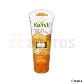 کرم دست و ناخن کامیل مدل Express حاوی عصاره بابونه و بیزابولول مناسب پوست معمولی 100 میل کرم دست و ناخن کامیل مدل Express حاوی عصاره بابونه و بیزابولول مناسب پوست معمولی 100 میل