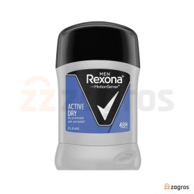 استیک ضد تعریق و دئودورانت مردانه رکسونا مدل Active Dry وزن 40 گرم استیک ضد تعریق و دئودورانت مردانه رکسونا مدل Active Dry وزن 40 گرم