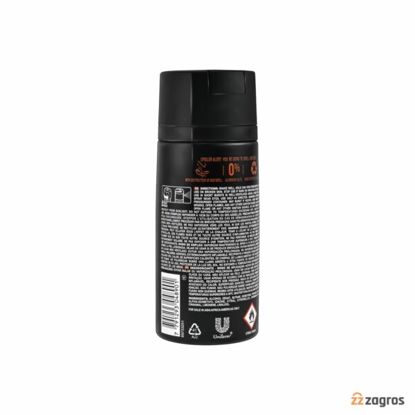 اسپری بدن دئودورانت مردانه آکس مدل Dark Temptation حجم 150 میل