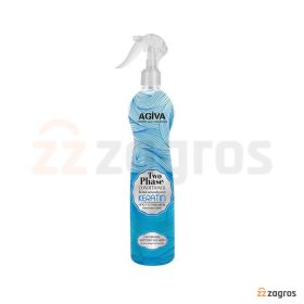 اسپری دو فاز نرم کننده مو آگیوا حاوی کراتین مناسب موهای ضعیف، آسیب دیده و مات 400 میل اسپری دو فاز نرم کننده مو آگیوا حاوی کراتین مناسب موهای ضعیف، آسیب دیده و مات 400 میل