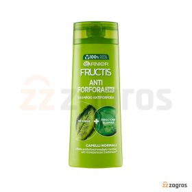 شامپو ضد شوره 2 در 1 گارنیر Fructis حاوی عصاره چای سبز مناسب موهای معمولی 250 میل