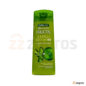 شامپو مغذی 2 در 1 گارنیر Fructis حاوی عصاره نیشکر و AHA مناسب موهای خشک و آسیب دیده 250 میل