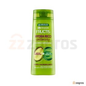 َشامپو سر گارنیر Fructis مدل Hydra Ricci حاوی روغن پسته مناسب موهای فر 250 میل