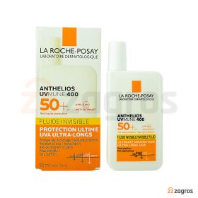 فلوئید ضد آفتاب لاروش پوزای سری Anthelios مدل UV Mune 400 با +SPF50 حجم 50 میل