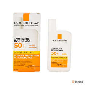 فلوئید ضد آفتاب لاروش پوزای سری Anthelios مدل UV Mune 400 با +SPF50 حجم 50 میل