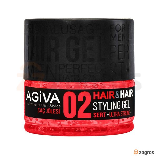 ژل مو آگیوا مدل Ultra Strong با درجه سختی 02 حجم 200 میل