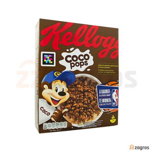 غلات صبحانه شکلاتی کلاگز مدل Coco Pops وزن 330 گرم