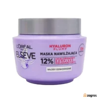 ماسک مو مرطوب کننده لورآل مدل Hydra حاوی هیالورونیک اسید 300 میل