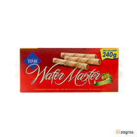 ویفر رولی Cizmeci Time ویفر مستر با مغز کرم فندق کاکائویی 240 گرم ویفر رولی Cizmeci Time ویفر مستر با مغز کرم فندق کاکائویی 240 گرم