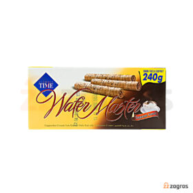 ویفر رولی Cizmeci Time ویفر مستر با مغز کرم کاپوچینو 240 گرم ویفر رولی Cizmeci Time ویفر مستر با مغز کرم کاپوچینو 240 گرم