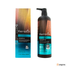 شامپو کراتینه بدون سولفات و نمک Hair مدل Moisturizing & Smooth مناسب انواع مو 900 میل شامپو کراتینه بدون سولفات و نمک Hair مدل Moisturizing & Smooth مناسب انواع مو 900 میل