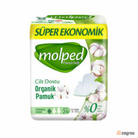 نوار بهداشتی مولپد سری Pure & Soft سایز نرمال بسته 24 عددی
