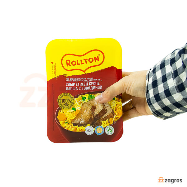 نودل رولتون Rollton با طعم گوشت گاو 90 گرم