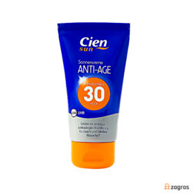 کرم ضد آفتاب ضد پیری Cien حاوی SPF30 بی رنگ 75 میل