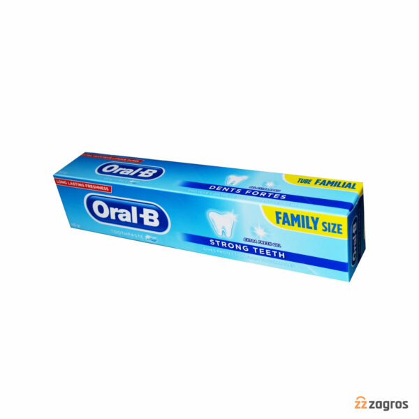 خمیر دندان اورال بی سری Strong Teeth با طعم نعناع طراوت بخش 140 گرم