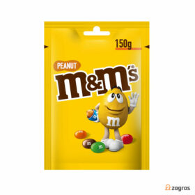 دراژه شکلاتی M&M's با مغز بادام زمینی 150 گرم