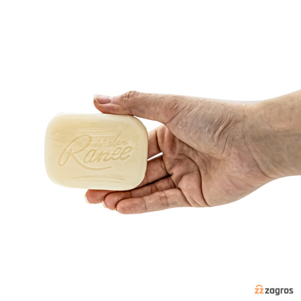 صابون شیر الاغ مرطوب کننده و کنترل کننده چربی Madam Ranee مدل Pure مناسب انواع پوست 100 گرم