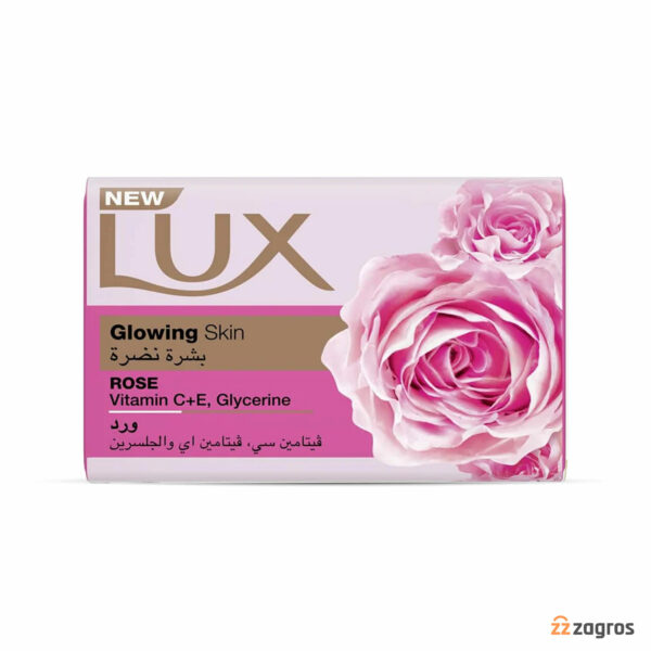 صابون لوکس مدل Glowing Skin با رایحه گل رز 170 گرم