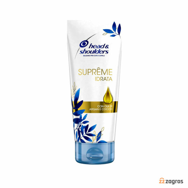 نرم کننده مو هد اند شولدرز مدل Supreme Idrata حاوی روغن نارگیل و آرگان 220 میل