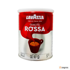 پودر قهوه لاواتزا مدل Qualita Rossa قوطی فلزی 250 گرم
