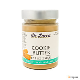 کرم بیسکویت کاراملی De Lucca سری Cookie Butter وزن 350 گرم