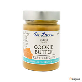 کرم بیسکویت کاراملی De Lucca سری Cookie Butter Unique Taste وزن 350 گرم